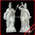 Outdoor Hand Carved Marble Soldier Statues For Sale
